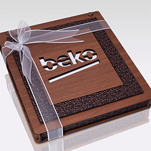 Coffret Luxe En Bois Personnalise | 25 pralines chocolats